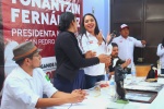 Tonantzin Fernández fortalece su campaña rumbo a la presidencia municipal de San Pedro Cholula