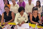 Roxana Luna firma Convenio con la Red Plural de Mujeres del Estado de Puebla 