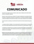 Comunicado - Procesión de Los Faroles 