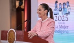 Sheinbaum defiende estatuas, AIFA y anuncia apoyo a mujeres