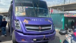 Violento asalto en transporte público de Puebla
