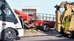 Detienen a chófer de ATAH tras provocar accidente en Tlaxco