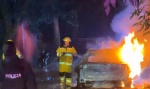 Incendio de vehículo moviliza a bomberos en Cuautlancingo