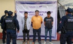 Tres detenidos tras asalto a tienda de conveniencia en Calpulalpan