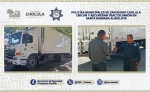 Comunicado oficial Policías Municipales de San Pedro Cholula ubican y recuperan tractocamión en Santa Bárbara Almoloya