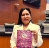 Foto: Cortesía Senado reconoce a Ana Lilia Rivera en "Mujeres que legislan"
