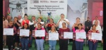 Foto: Cortesía Alejandro Armenta entrega recursos para obras comunitarias en Puebla.