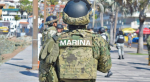 Foto: Cortesía Elementos federales durante operativo de seguridad en Mazatlán