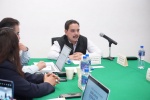 Foto: Cortesía Personal del Inegi y Congreso de Tlaxcala durante reunión de trabajo