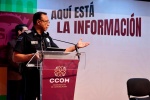 Menor conduce una motocicleta en una calle de Tlaxcala.
