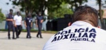 Foto: Cortesía Policías auxiliares de Puebla durante capacitación