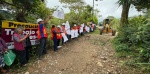 Foto: Cortesía Trabajos de rehabilitación en un camino rural de Nauzontla.