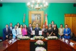 Foto: Cortesía Autoridades entregan informes del Sistema Anticorrupción de Tlaxcala.