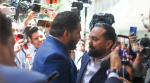 Foto: Cortesía Carlos Mancilla y Arturo Ávila durante su enfrentamiento en el Senado.