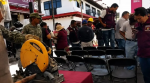 Foto: Cortesía Soldado destruye una escopeta durante jornada de desarme en Michoacán.