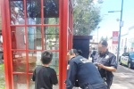 Foto: Cortesía Niño recibe ayuda en Plaza Xicohténcatl