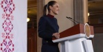 Claudia Sheinbaum durante la conferencia matutina.