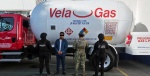 Foto: Cortesía Pipa con combustible asegurada en Puebla.