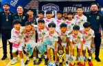 Equipos infantiles de futbol regresan a México tras sismo en Colombia.