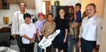 Claudia Sheinbaum durante la entrega de viviendas en Tamaulipas