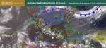 Mapa del pronóstico del clima en México para el 15 de agosto.