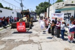Comunicado oficial Tonantzin Fernández cumple con las familias de Tepalcatepec y Manantiales con nuevas obras