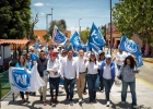 Por: Lula Pineda Guadalupe Cuautle y Mario Riestra unidos en brigadas en San Andrés Cholula rumbo a 2027