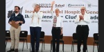 Foto: Cortesía Claudia Sheinbaum durante la inauguración de un hospital en Tamaulipas.