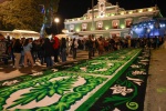 Foto: Cortesía Alfombras de colores en las calles de Huamantla durante la Noche que Nadie Duerme.