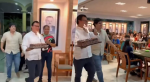 Juan Pedro Alcudia Vázquez durante un evento en Campeche