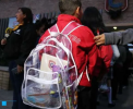 Foto: Cortesía Mochila transparente para estudiantes.