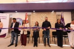 Foto: Cortesía Gobernadora Lorena Cuéllar durante la inauguración de la Casa del Abuelo en Chipilo.