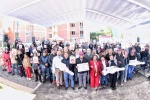Foto: Cortesía Familias reciben las llaves de nuevas viviendas en Acuitlapilco.