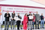 Foto: Cortesía Entrega de viviendas del programa Vivienda para el Bienestar en Tlaxcala