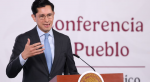 Foto: Cortesía Roberto Velasco durante una declaración sobre libertad de prensa en México.