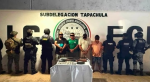 Policías durante operativo de seguridad en Chiapas