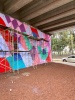 Teddy Kelly transforma bajo puente de Ciudad Universitaria con arte urbano y accesibilidad
