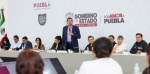 Foto: Cortesía Alejandro Armenta durante reunión con familias buscadoras