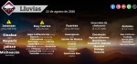 Foto: Cortesía Mapa del pronóstico del clima en México para el 22 de agosto