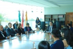 Foto: Cortesía Estudiantes visitantes durante su bienvenida en la UATx.