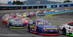Foto: Cortesía Max Gutiérrez celebra su segundo lugar en la carrera NASCAR de Puebla.