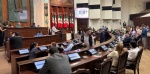Congreso de Sinaloa durante sesión para elegir gobernador interino