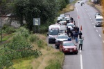 Foto: Cortesía Motocicleta involucrada en accidente vial en Tlaxcala