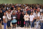 Foto: Cortesía Entrega de tarjetas de Bienestar a adultos mayores y mujeres en Tlaxcala.