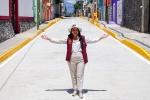 Por: Lula Pineda Tonantzin Fernández entrega rehabilitación de calle 10 Oriente previo a la Feria de San Pedro Cholula