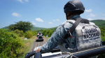 Foto: Cortesía Patrulla de la Guardia Nacional en una carretera de Michoacán.
