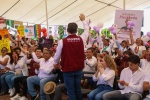 Concluye Alfonso Sánchez García recorridos con masiva movilización en la capital tlaxcalteca
