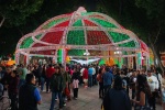 Puebla enciende iluminación patria con más de 2 mil 400 adornos LED en el Centro Histórico