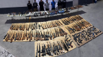 Foto: Cortesía Armas aseguradas por autoridades en Nuevo León