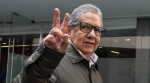 Higinio Martínez durante un evento político de Morena.
